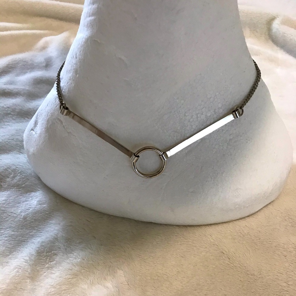 Unique silver necklace